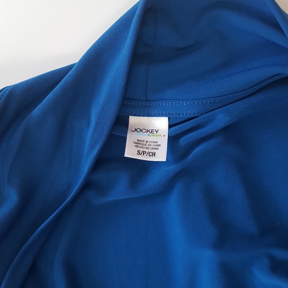 Jockey blue wrap cardigan